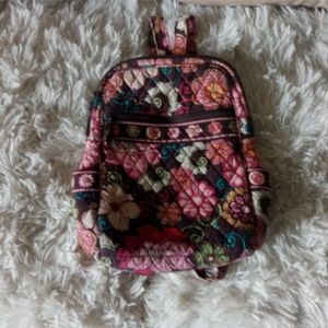 Vera Bradley Vintage Mod Floral Pink Backpack